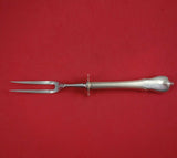 Grand Colonial by Wallace Sterling Silver  Steak Carving Fork HH WS 9 1/4"