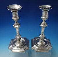 Sterling Silver Candlestick Pair #2623 10 1/8" x 5 3/8" c.1920 (#5463)