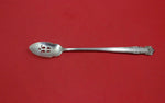 English Shell by Lunt Sterling Silver Olive Spoon Pierced Long 7 3/8" Custom