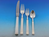 Funkis III by Sorensen Danish Sterling silver Flatware Set Service 67 pc Dinner