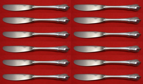 Grand Colonial by Wallace Sterling Silver Butter Spreader HH Mod Set 12pc 6 1/8"