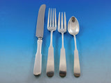 Lexington Jensen USA Sterling Silver Flatware Set Service 66 pieces Fiddle