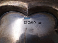 English Georgian Sterling Silver Inkwell on Tray London 1829 Joseph Argell #7315