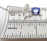 14k Gold Chandelier 2.30ct Genuine Natural Tanzanite Pendant w/Diamonds (#J3757)