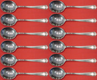 Fairfax by Durgin-Gorham Sterling Silver Cream Soup Spoon Set 12 pieces 6 1/4"