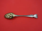 Flanders Old by Alvin Simons Sterling Silver Berry Spoon GW w/ flowers 8 3/8"