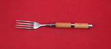 Carla Alain Saint Joanis Stainless Steel Dinner Fork w/boxwood never used 8 1/4"