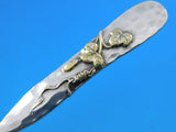 Lap Over Edge Mixed Metals by Tiffany Sterling Silver Coffee Spoon Seed Pod GW