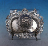 Gorham Sterling Silver Inkwell with Tray Pen Rest Winged Angels #195 (#6555)