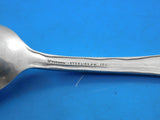 Lap Over Edge Acid Etched by Tiffany Sterling Coffee Spoon with Plants 4 3/4"
