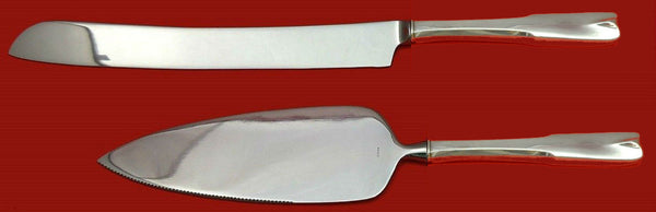 Colonial Theme by Lunt Sterling Silver Wedding Cake Set Server 2pc Custom HHWS