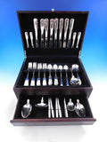 Old English Tipt by Gorham Sterling Silver Flatware Set 8 Service 61 pcs Place