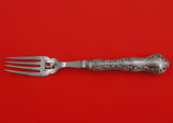 Louis XV by Birks Sterling Silver Fish Fork HH Silverplate Tines Pierced 7 3/8"