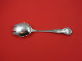 Wild Rose by Watson Sterling Silver Salad Serving Fork 3-tine FHAS 8 1/2"