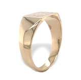 10k Yellow Gold Signet Ring with Initials "TAB" Size 3.75 Jewelry (#J7399)