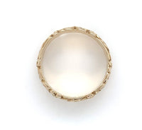 14k Yellow Gold Daisy Flower Eternity Wedding Band Size 7.25 Jewelry (#J6283)