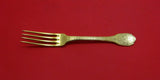 Soubise Vermeil by Puiforcat Sterling Silver Regular Fork / Salad Fork 6 3/4"