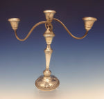 Grande Baroque by Wallace Sterling Silver Candelabra 3-Light 13" #4101 (#0429)