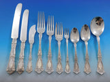 Berain by Wallace Sterling Silver Flatware Service 12 Set 125 pcs Dinner