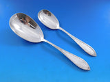 Scroll Edge Engraved by Schofield Sterling Silver Flatware Set 12 Service 103 pc