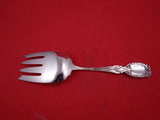 Cat tails by Frank Whiting Sterling Silver Salad Serving Fork plain AS 8 7/8"