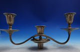 Hawksworth Eyre and Co English Victorian Sterling Candelabra Arms Pair (#8747)