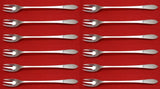 Faneuil by Tiffany and Co Sterling Silver Cocktail Fork Set of 12 pcs 6"
