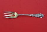 Trajan by Reed and Barton Sterling Silver Salad Fork Light Gold Washed 6 1/8"