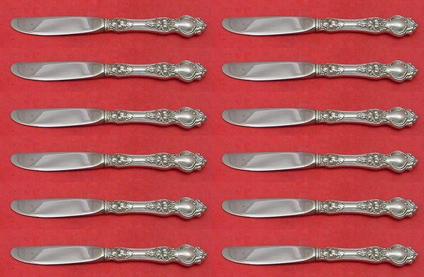 Violet by Wallace Sterling Butter Spreader HH Modern Set 12 pcs 6 3/8"