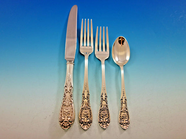 Southern Grandeur by Easterling Sterling Silver Flatware Set Service 37 pieces