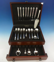 Damask Rose by Oneida Sterling Silver Flatware Set Service 53 Pieces Place Size