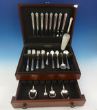 Damask Rose by Oneida Sterling Silver Flatware Set Service 53 Pieces Place Size
