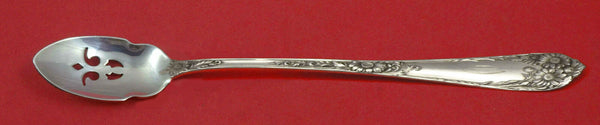 Wellesley by International Sterling Olive Spoon Pierced Long 6 7/8" Custom