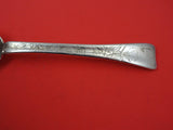 Lap Over Edge Acid Etched by Tiffany & Co Sterling Serving Spoon floral 8 5/8"