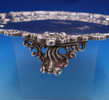A. Benson & A. Henry Benson English Victorian Sterling Silver Salver Tray #8426