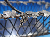 Grape by Unknown Italian Sterling Silver Wine Caddy / Grape Basket 61ozt (#7513)