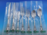 Eloquence by Lunt Sterling Silver Flatware Set for 8 Service 58 pieces New