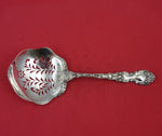 Imperial Chrysanthemum by Gorham Sterling Silver Ice Spoon Flowers Leaves 8 1/2"