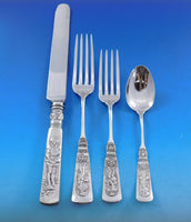 Fontainebleau by Gorham Sterling Silver Flatware Set Service 55 pcs Dinner