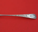 English Georgian Sterling Silver Serving Spoon 9" Chased c. 1788