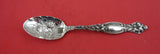 Frontenac by International Sterling Silver Berry Spoon w/ roses in bowl 8 1/4"