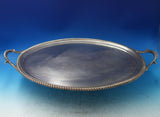 English Georgian Sterling Silver Tea Tray with Handles London 1814  (#6331)