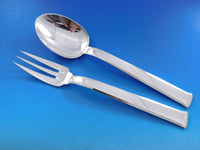Sequoia by Ercuis Sterling Silver Flatware Set 12 Dinner Service 87 pcs French