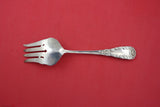 Chrysanthemum by Durgin Sterling Silver Salad Serving Fork  8 3/4"