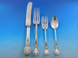 Chippendale Old by Alvin Sterling Silver Flatware Set for 6 Service 46 pc Dinner