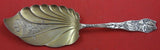 Saint Leon By Wallace Sterling Silver Ice Cream Server Gold Wash Bright-Cut 9"