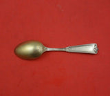 Ribbon by Wendt Sterling Silver Demitasse Spoon Gold Washed 4" Heirloom