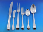 Hannah Hull by Tuttle Sterling Silver Flatware Set for 8 Service 49 pcs Dinner