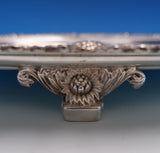 Chrysanthemum by Tiffany and Co Sterling Silver Beverage Tray Round w/Feet #9101