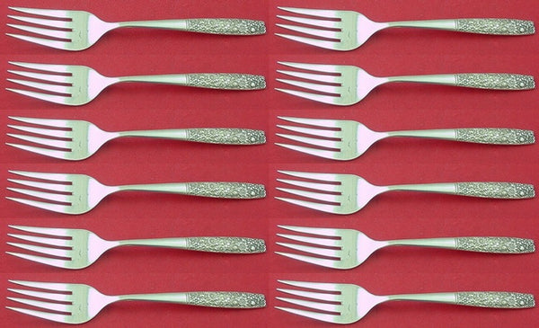 Contessina by Towle Sterling Silver Salad Fork Set 12 pieces 6 5/8"